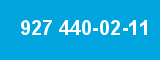 927 440-02-11 927 440-02-11